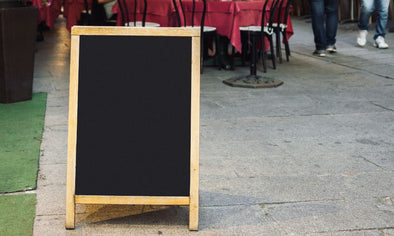 Special Event Chalkboard Easel Placement Tips & Tricks