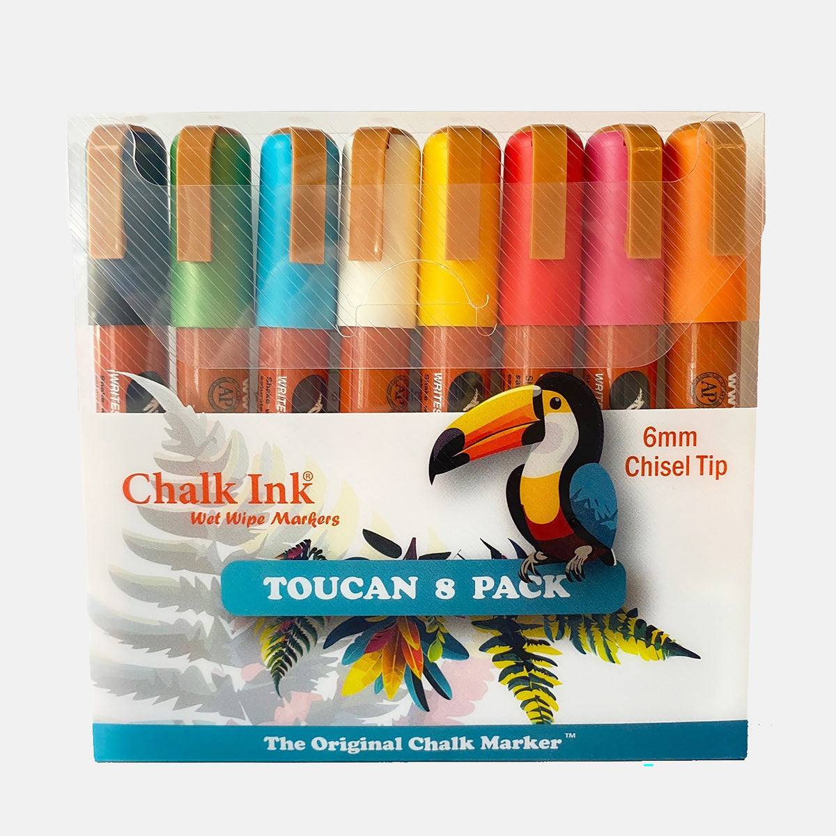 6mm Toucan 8 Pack Wet Wipe - 6mm at Chalk Ink