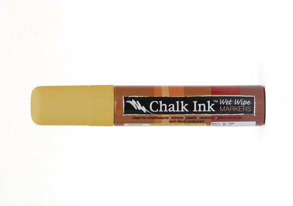Image of the product 15mm Chalk Ink Dijon Mustard Wet Wipe Marker