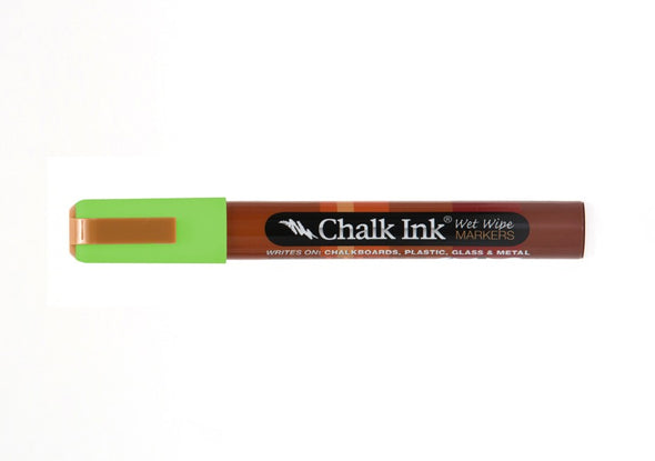 Chalk Ink® Fluorescent Lightning Green 6mm Chisel Tip Wet Wipe Marker