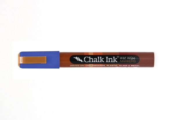 Chalk Ink® Pacific Blue 6mm Chisel Tip Wet Wipe Marker