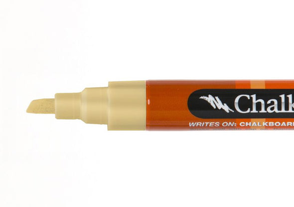 Chalk Ink®  Champagne Metallic 6mm Chisel Tip Wet Wipe Marker