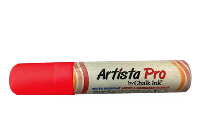 Image of the product 15mm Clown Nose Red Artista Pro liquid chalk marker semi-permanent with red cap