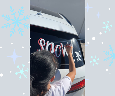 Decorating My Audi SQ5 for the Holidays… With Chalk Ink® Markers