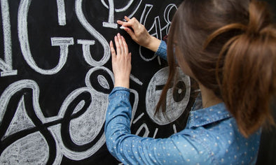 Tips and Tricks for Perfect Chalkboard Lettering