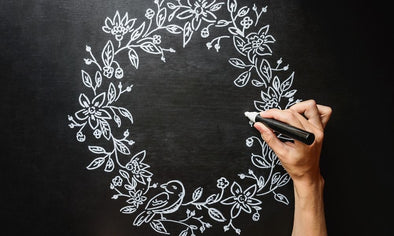 Birthday Day Gift Ideas for Mom Using Chalk Markers