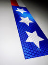 Safety Marker Peel & Stick Highly Reflective Strips Stars and Stripes 3 Pack