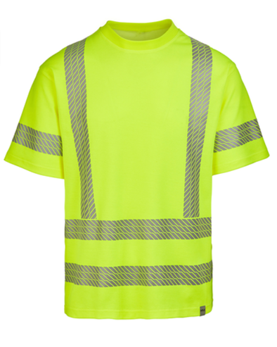 MAX414 ANSI Class 3 Cotton Rich High Visibility Short Sleeve T-Shirt