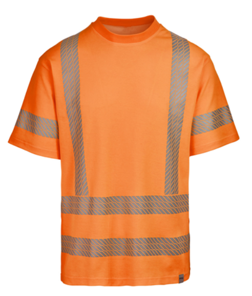 MAX415 ANSI Class Cotton Rich High Visibility Short Sleeve T-Shirt Safety Orange