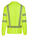 MAX416 ANSI Class 3 Cotton Rich High Visibility Long Sleeve T-Shirt