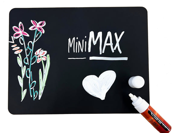 MiniMax 8mm Chisel Tip Wet Wipe White Liquid Chalk Marker