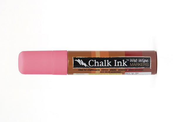 Image of the product 15mm Chalk Ink Fluorescent Pink Lemonade Wet Wipe Marker