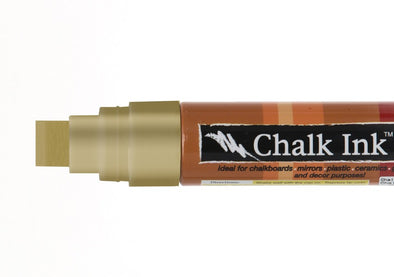 Image of the product 15mm Chalk Ink Metallic Solid Gold Dancer Wet Wipe Marker