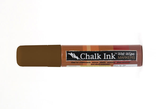 Image of the product 15mm Chalk Ink Teddy Bear Brown Wet Wipe Marker