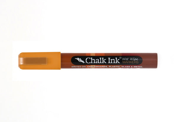 Chalk Ink® Candy Corn Orange 6mm Chisel Tip Wet Wipe Marker