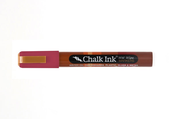 Chalk Ink® Cayenne 6mm Chisel Tip Wet Wipe Marker