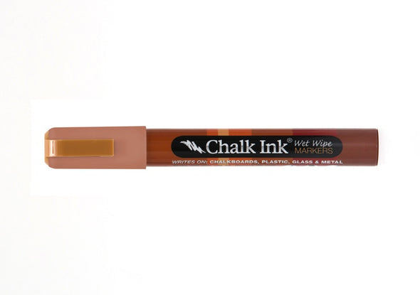 Chalk Ink® Texas Orange 6mm Chisel Tip Wet Wipe Marker