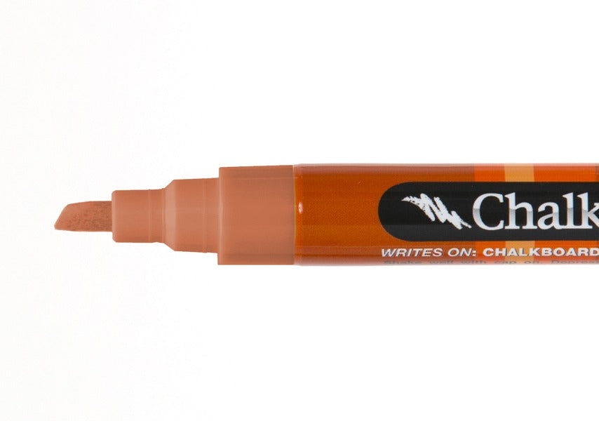 Chalk Ink® Texas Orange 6mm Chisel Tip Wet Wipe Marker
