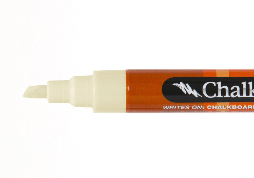 Chalk Ink® Whipped Cream 6mm Chisel Tip Wet Wipe Marker