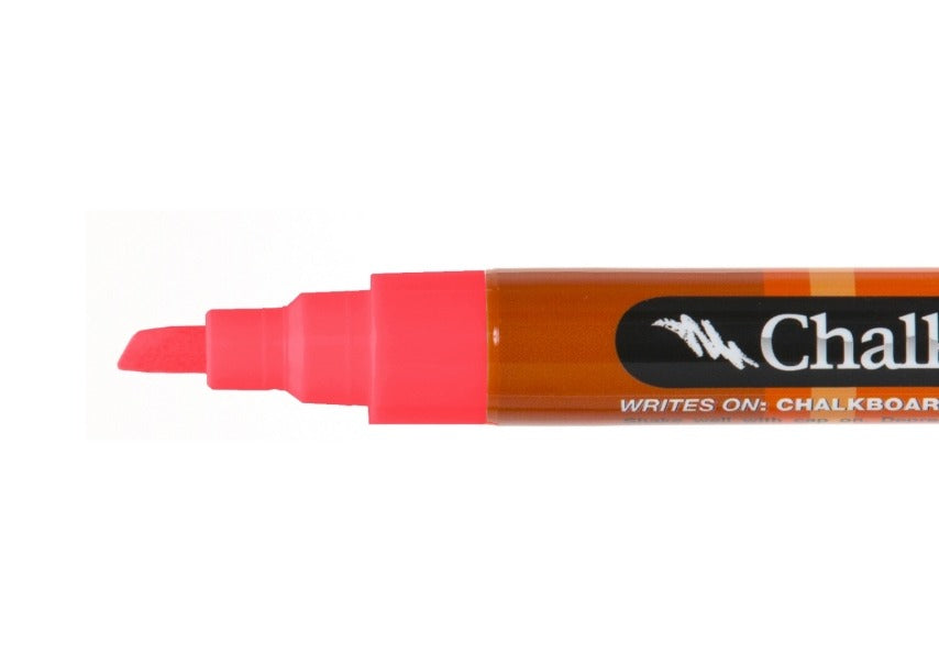 Chalk Ink® Flamingo 6mm Chisel Tip Wet Wipe Marker