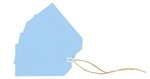 Image of the product Blue Chalkboard Tags