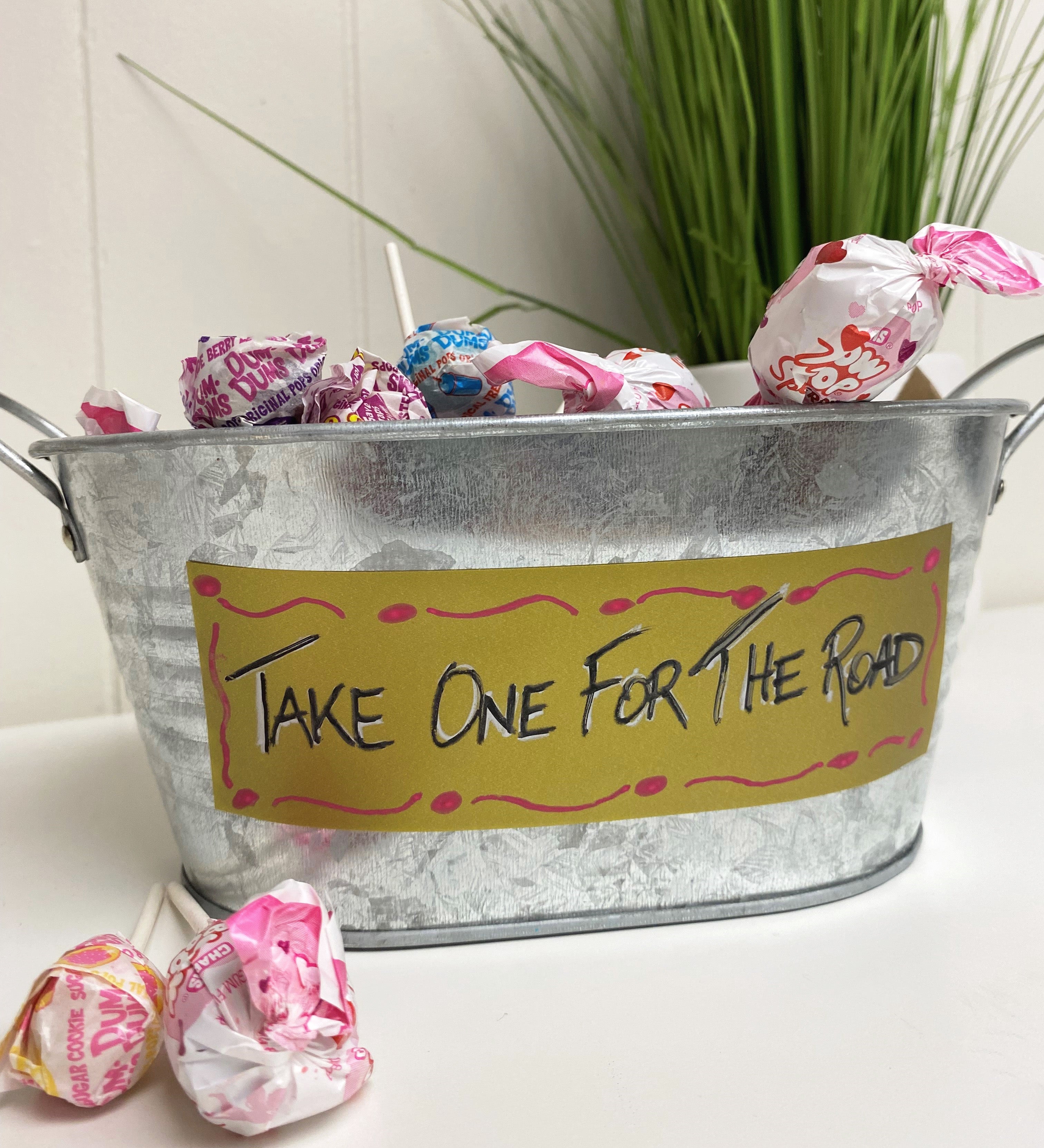 Metallic Brass Color Peel & Stick Rectangle Writeable Labels 5 Pack