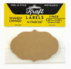 Kraft General Store Peel & Stick Writeable Labels 5 Pack