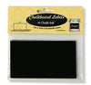 Black Small Rectangle Peel & Stick Chalkboard Writeable Labels 10 Pack