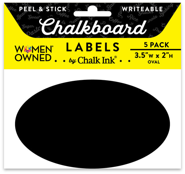 Wrapables Set of 32 Chalkboard Label Stickers With White Chalk Pen- 3.5 x  2, 32 Pieces - Fry's Food Stores