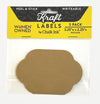 Kraft Potluck Peel & Stick Writeable Labels 5 Pack