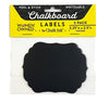 Black Peel & Stick Vintage Writeable Labels 5 Pack