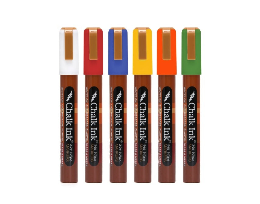  EUBUY Liquid Chalk Markers, Set of 8PCS 6mm Dry & Wet