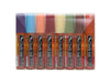 Image of the product 15mm Earthy 8 Pack Wet Wipe showing colors Grape Jelly, Granny Bird Blue, Parkers Dreamsicle, Cayenne, Sick o'butter, Green Tea, Teddy Bear and Spanish Tile