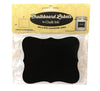 Black Fancy Rectangle Peel & Stick Chalkboard Labels 10 Pack