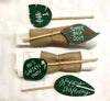 Leaf Stake Signs set of 4 Assorted