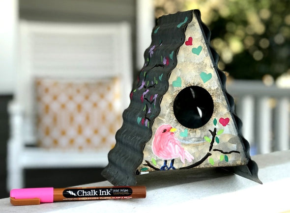 Chalk Ink® Piggy Bank Pink 6mm Chisel Tip Wet Wipe Marker